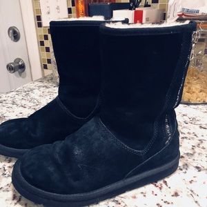 UGG Mayfaire Black Boots Size 7